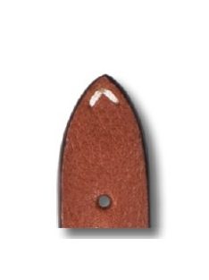 RIOS Inzell bőr óraszíj, konyakbarna, 22/18 mm