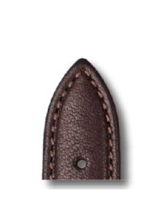 RIOS Inzell bőr óraszíj, mokkabarna, 20/16 mm