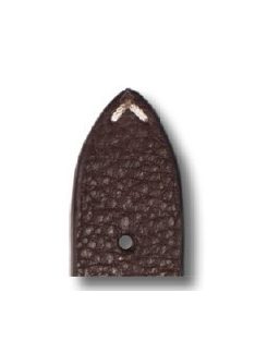 RIOS Inzell bőr óraszíj, mokkabarna, 22/18 mm