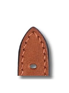 RIOS Tegernsee bőr óraszíj, konyakbarna, 22/22 mm