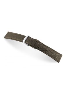 RIOS French bőr óraszíj, dohánybarna XL, 22/18 mm