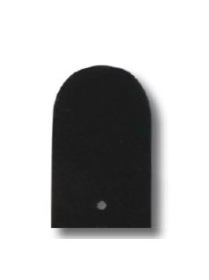 RIOS Nato Lisbon bőr óraszíj, fekete, 22/22 mm