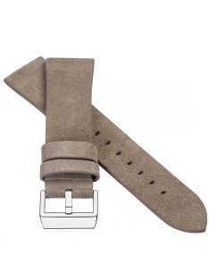   STAILER Premium Alaska nubuck bőr óraszíj, szürke 22/20 L