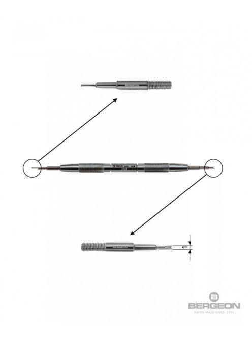 Bergeon acél stiftkiszedő szerszám 6767-F