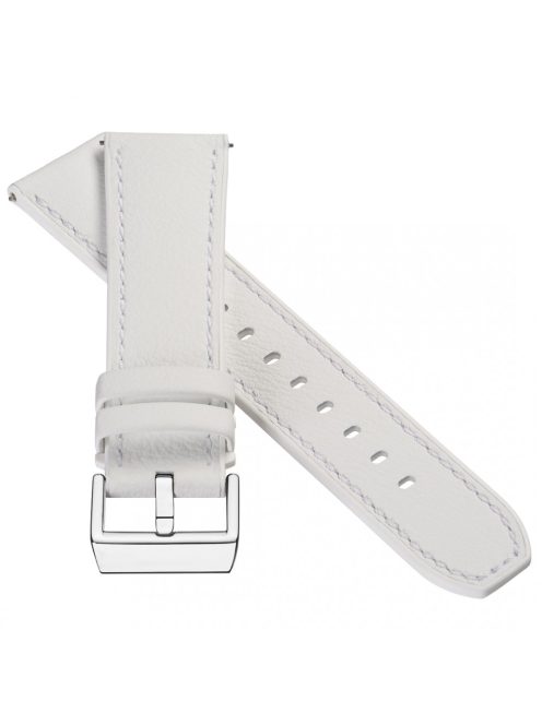 STAILER Premium Max Endurance DANI bőr óraszíj, fehér 20/18 L