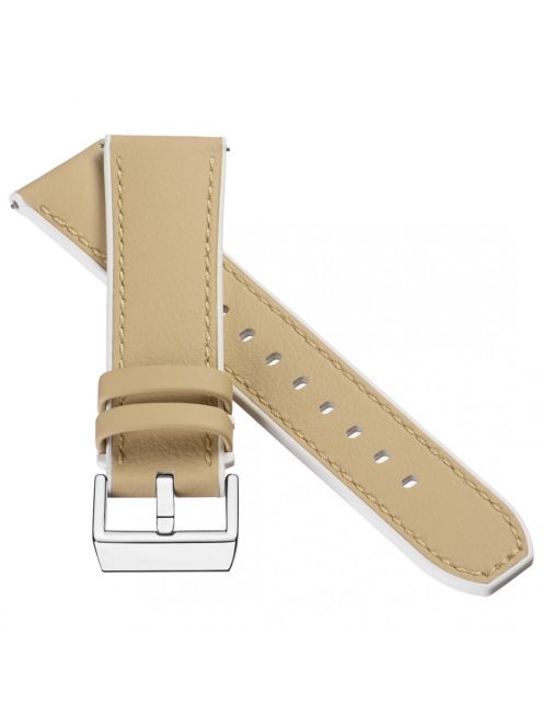 STAILER Premium Max Endurance DANI bőr óraszíj, bézs 18/16 L