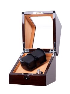   EDELWOLLE LAKKOZOTT MOGYORÓ SZÍNŰ FA ÓRAFORGATÓ 2 ÓRÁNAK