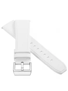 STAILER Premium Rubber kaucsuk óraszíj, fehér 20/18 L