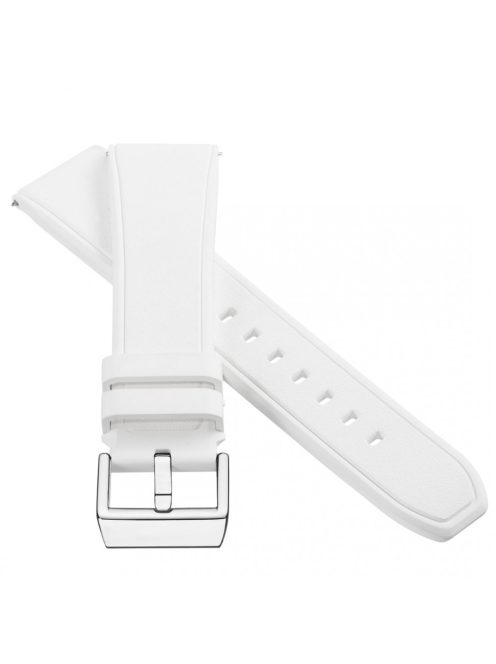 STAILER Premium Rubber kaucsuk óraszíj, fehér 22/20 L