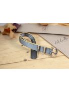 Edelwolle prémium Nato óraszíj, szürke/bézs, 22 mm