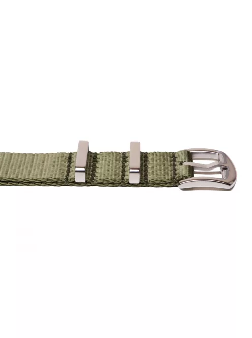 Edelwolle prémium Nato óraszíj, military zöld, 20 mm