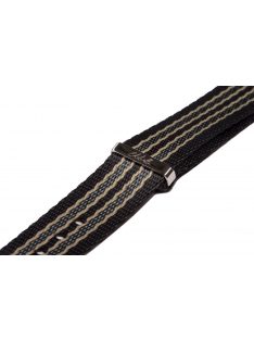   Edelwolle prémium Nato óraszíj, fekete/bézs/szürke, 22 mm