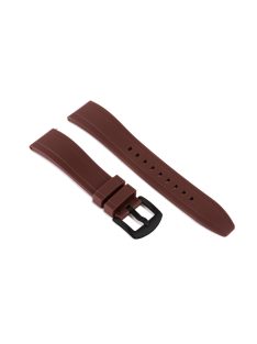 Edelwolle szilikon óraszíj, barna, 22mm