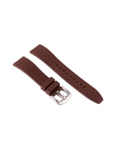 Edelwolle szilikon óraszíj, barna, 24mm
