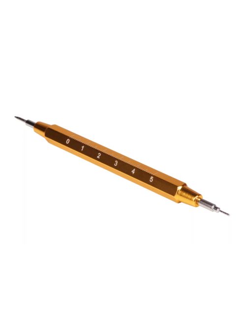 ÓRÁS STIFTKISZEDŐ, RUGÓSFÜL KISZEDŐ SZERSZÁM, ARANY