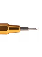 ÓRÁS STIFTKISZEDŐ, RUGÓSFÜL KISZEDŐ SZERSZÁM, ARANY