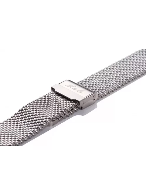 Edelwolle MESH/Milanese óraszíj, ezüst, 18 mm
