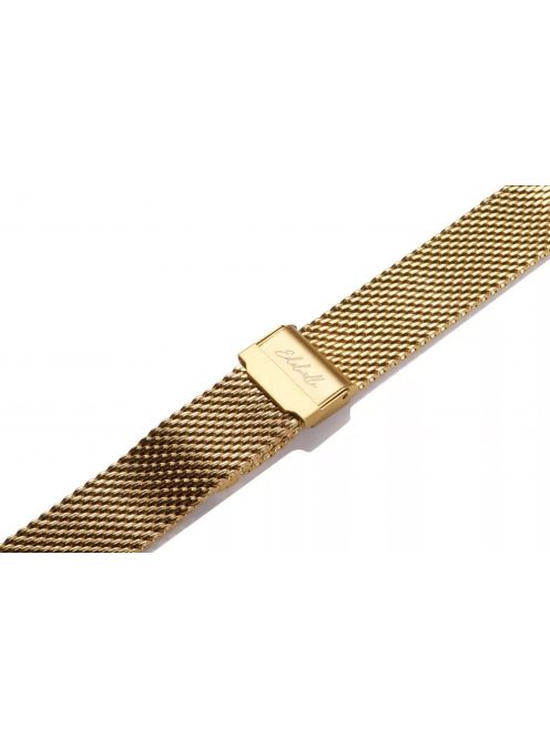 Edelwolle MESH/Milanese óraszíj, arany, 22 mm