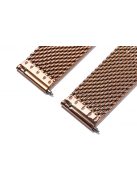 Edelwolle MESH/Milanese óraszíj, rosegold, 18 mm