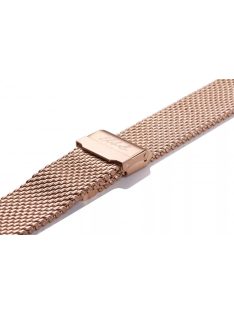 Edelwolle MESH/Milanese óraszíj, rosegold, 22 mm