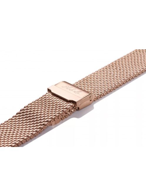 Edelwolle MESH/Milanese óraszíj, rosegold, 22 mm