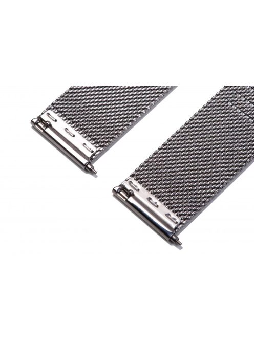 Edelwolle MESH/Milanese óraszíj, ezüst, 22 mm