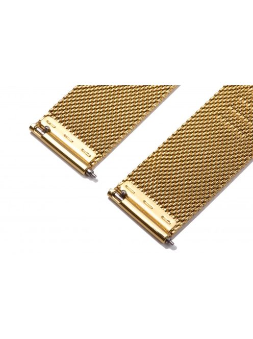 Edelwolle MESH/Milanese óraszíj, arany, 18 mm