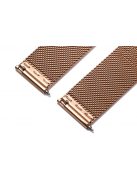 Edelwolle MESH/Milanese óraszíj, rosegold, 22 mm