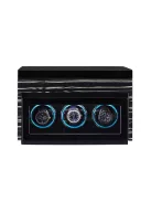 EDELWOLLE fa óraforgató 3 órának, fekete csíkos