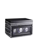 EDELWOLLE fa óraforgató 3 órának, fekete csíkos