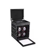 EDELWOLLE fa óraforgató 4 órának, fekete csíkos