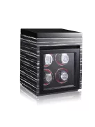 EDELWOLLE fa óraforgató 4 órának, fekete csíkos