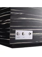 EDELWOLLE fa óraforgató 4 órának, fekete csíkos