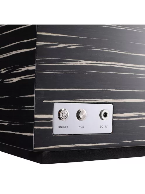 EDELWOLLE fa óraforgató 6 órának, fekete csíkos