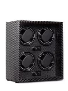 KARBON SZÍNŰ FA ÓRAFORGATÓ 4 ÓRÁNAK