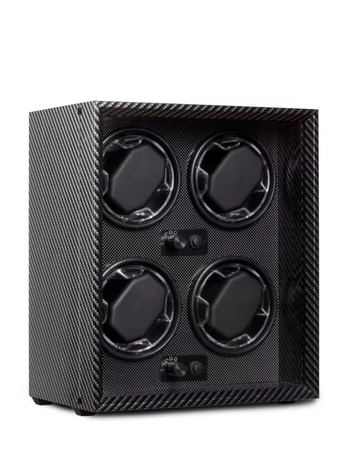 KARBON SZÍNŰ FA ÓRAFORGATÓ 4 ÓRÁNAK