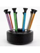 Horotec órás csavarhúzó szett forgóállványon 10 darabos - Swiss Made