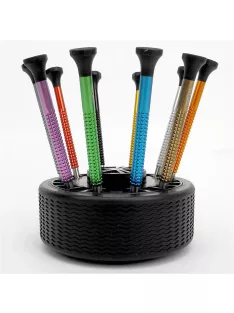   Horotec órás csavarhúzó szett forgóállványon 10 darabos - Swiss Made