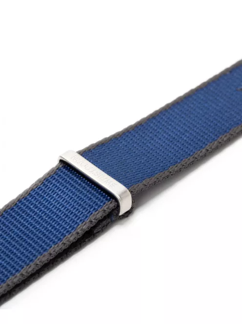 WB Original prémium Nato óraszíj, kék/szürke, 22 mm