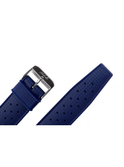 Edelwolle Tropical style szilikon óraszíj, kék, 22 mm